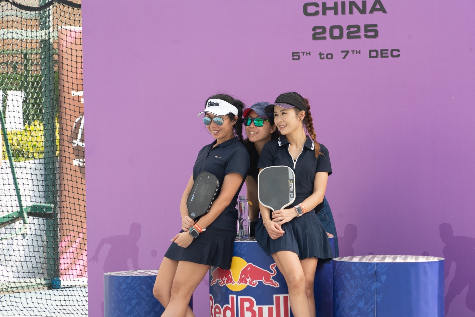 Players with pickleball paddles at the 2025 championship