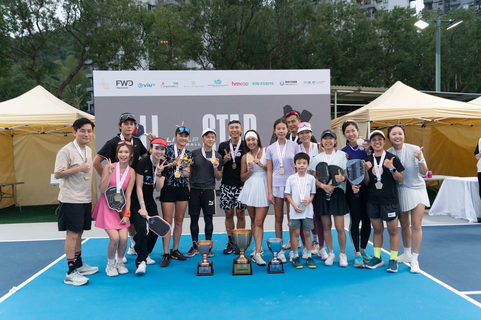 LIT TLP all-star group with trophies